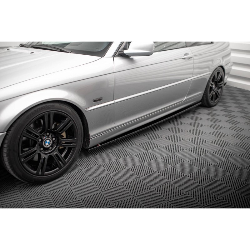 Kit carrosserie Maxton Design BMW Série 3 Coupé E46 (1998-2003) : lame avant, bas de caisse, lames arrière, becquet
