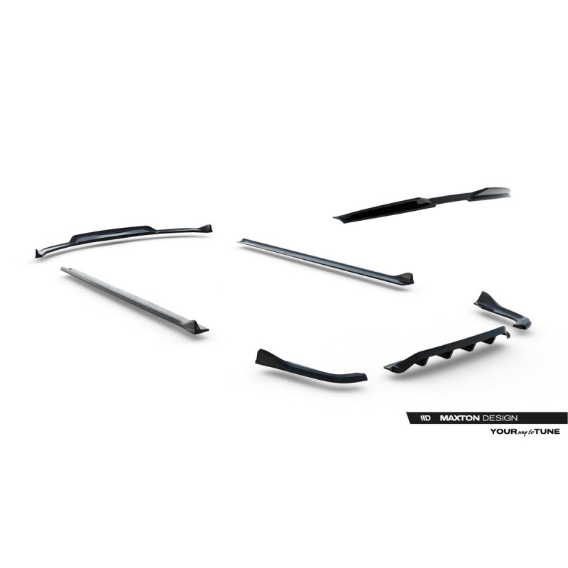 Kit carrosserie Maxton Design Chrysler 300 Mk2 (2011-2014) : lame avant, bas de caisse, lame arrière, lames arrière, becquet