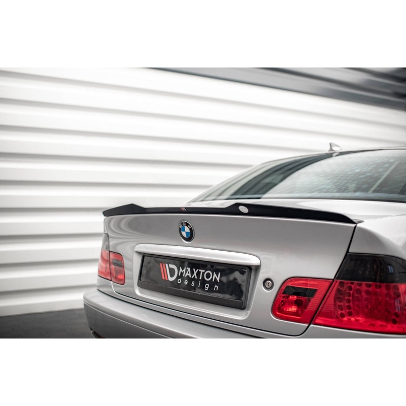 Kit carrosserie Maxton Design BMW Série 3 Coupé E46 (1998-2003) : lame avant, bas de caisse, lames arrière, becquet