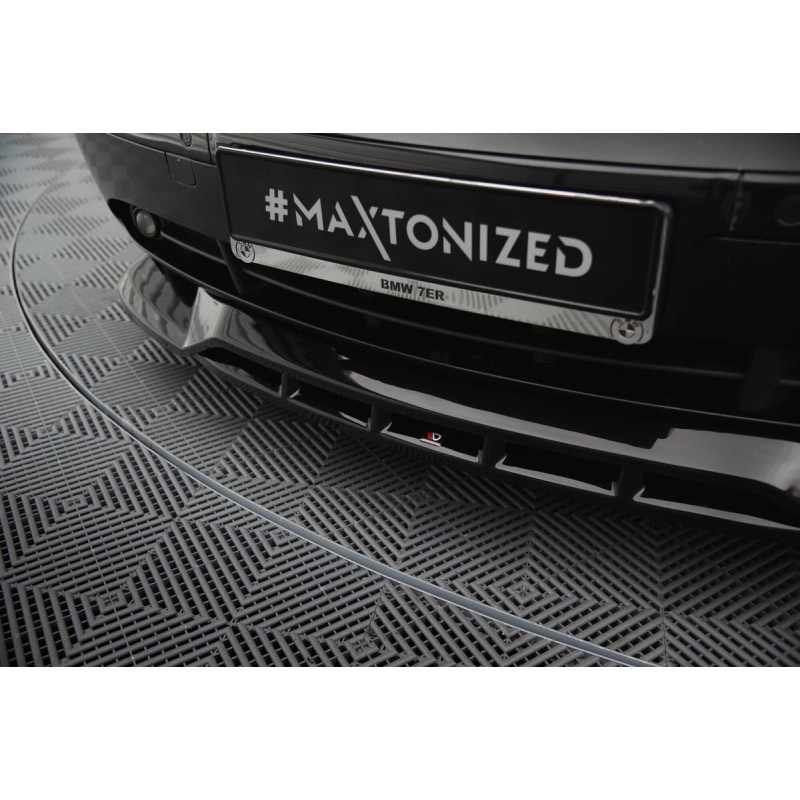 Kit carrosserie Maxton Design BMW Série 7 E65 (2001-2005) : lame avant, bas de caisse, lame arrière, becquet