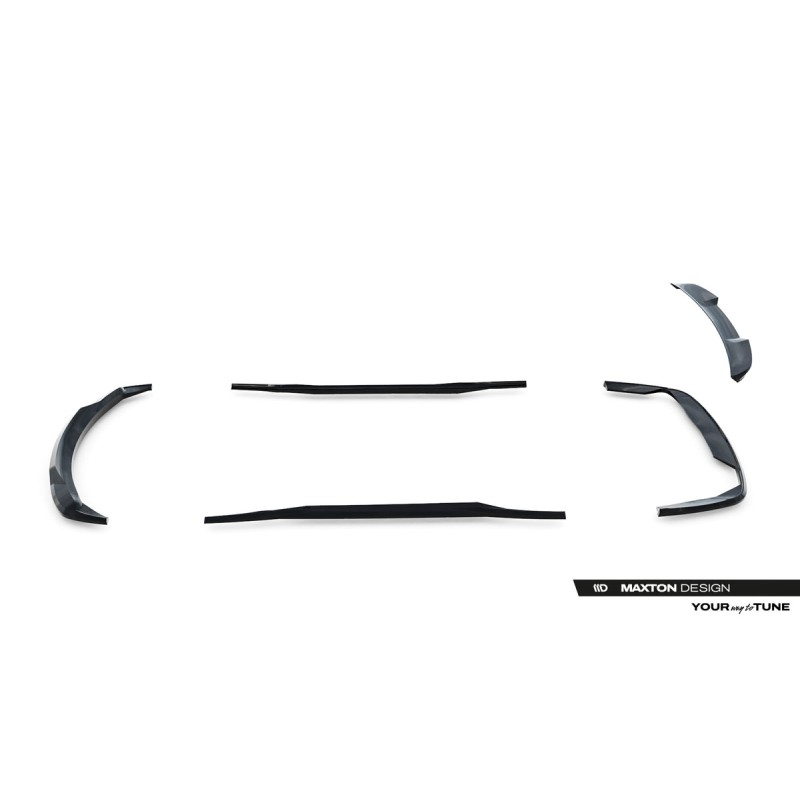 Kit carrosserie Maxton Design BMW Série 7 E65 (2001-2005) : lame avant, bas de caisse, lame arrière, becquet