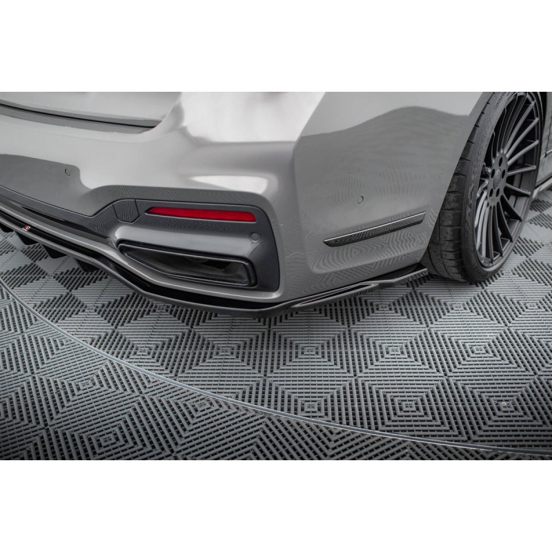 Kit carrosserie Maxton Design BMW Série 7 G11 M-Pack restylée (2019-2022) : lame avant, bas de caisse, lame arrière, becquet