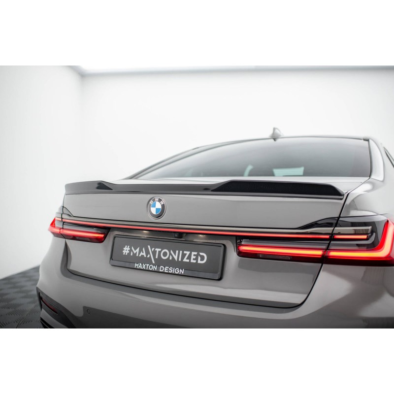 Kit carrosserie Maxton Design BMW Série 7 G11 M-Pack restylée (2019-2022) : lame avant, bas de caisse, lame arrière, becquet