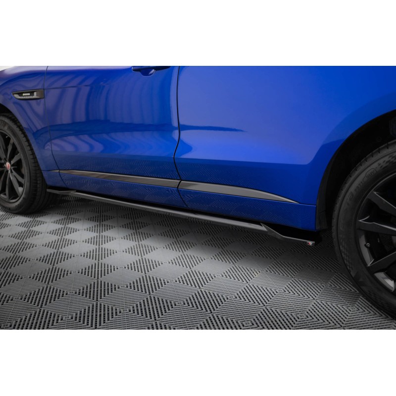 Kit carrosserie Maxton Design Jaguar F-Pace R-Sport X761 (2016-2020) : lame avant, bas de caisse, lame arrière, becquet
