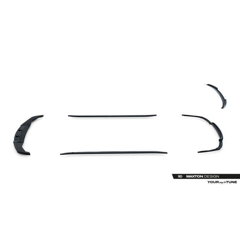 Kit carrosserie Maxton Design BMW Série 7 M-Pack F01 (2008-2013) : lame avant, bas de caisse, lame arrière, becquet