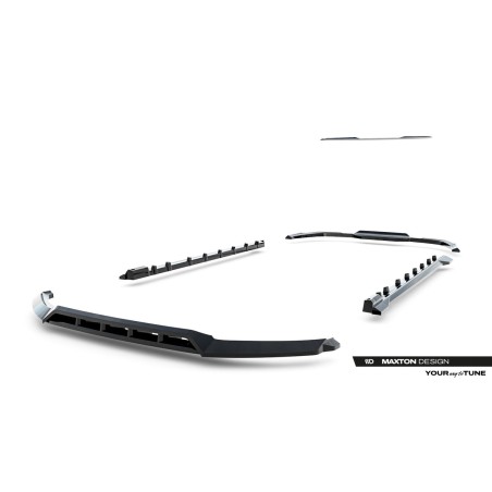 Kit carrosserie Maxton Design Jaguar F-Pace R-Sport X761 (2016-2020) : lame avant, bas de caisse, lame arrière, becquet