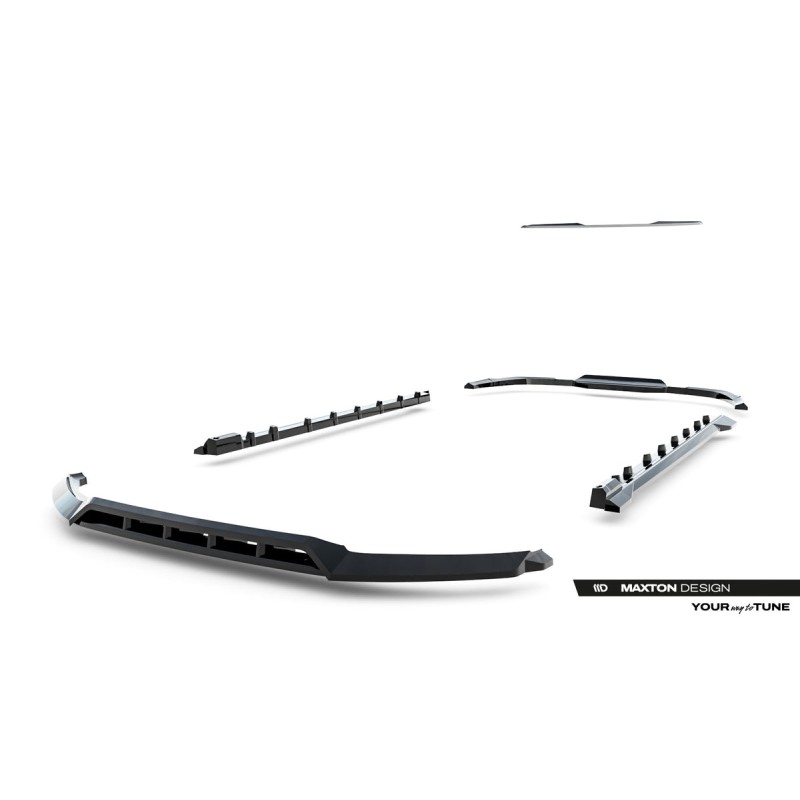 Kit carrosserie Maxton Design Jaguar F-Pace R-Sport X761 (2016-2020) : lame avant, bas de caisse, lame arrière, becquet