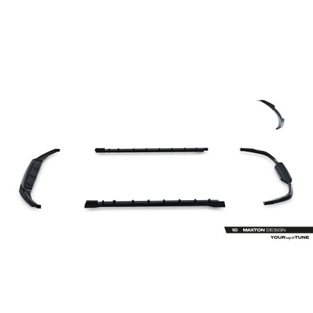 Kit carrosserie Maxton Design Jaguar F-Pace R-Sport X761 (2016-2020) : lame avant, bas de caisse, lame arrière, becquet