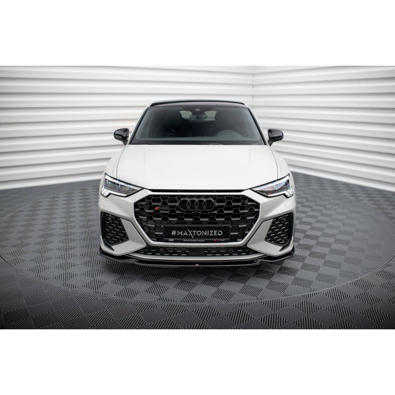 Kit carrosserie Maxton Design Audi RSQ3 Sportback F3 (2019-2025) : lame avant, bas de caisse, lames arrière, becquet