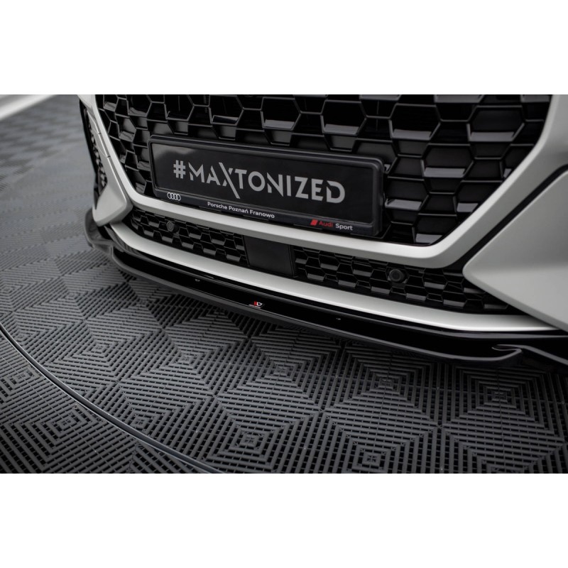 Kit carrosserie Maxton Design Audi RSQ3 Sportback F3 (2019-2025) : lame avant, bas de caisse, lames arrière, becquet