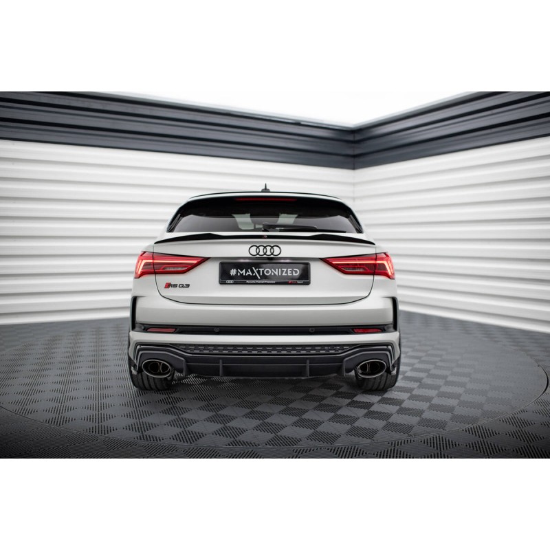 Kit carrosserie Maxton Design Audi RSQ3 Sportback F3 (2019-2025) : lame avant, bas de caisse, lames arrière, becquet