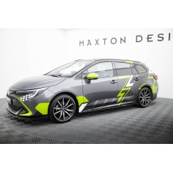Kit carrosserie Maxton Design Toyota Corolla GR Sport Touring Sports Mk12 (2019-2023) : lame avant, bas de caisse, lame arrière