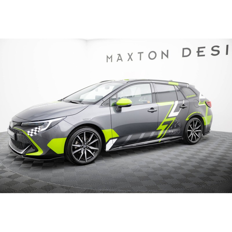 Kit carrosserie Maxton Design Toyota Corolla GR Sport Touring Sports Mk12 (2019-2023) : lame avant, bas de caisse, lame arrière