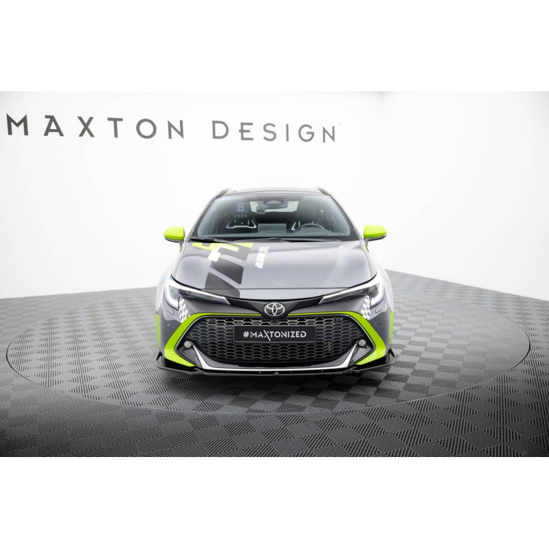 Kit carrosserie Maxton Design Toyota Corolla GR Sport Touring Sports Mk12 (2019-2023) : lame avant, bas de caisse, lame arrière