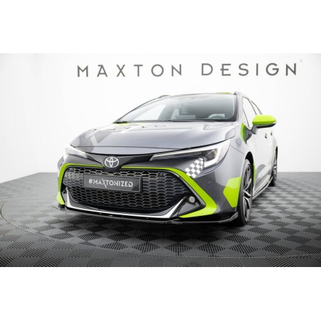 Kit carrosserie Maxton Design Toyota Corolla GR Sport Touring Sports Mk12 (2019-2023) : lame avant, bas de caisse, lame arrière
