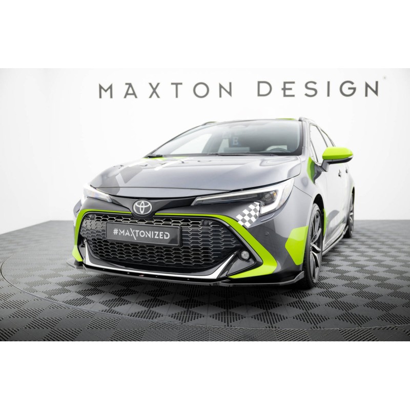 Kit carrosserie Maxton Design Toyota Corolla GR Sport Touring Sports Mk12 (2019-2023) : lame avant, bas de caisse, lame arrière
