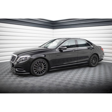 Kit carrosserie Maxton Design Mercedes-Benz Classe S W222 (2013-2017) : lame avant, bas de caisse, lame arrière, becquet