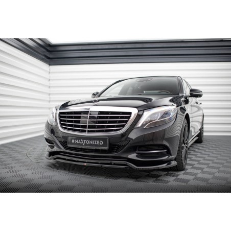 Kit carrosserie Maxton Design Mercedes-Benz Classe S W222 (2013-2017) : lame avant, bas de caisse, lame arrière, becquet