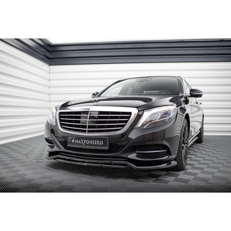 Kit carrosserie Maxton Design Mercedes-Benz Classe S W222 (2013-2017) : lame avant, bas de caisse, lame arrière, becquet