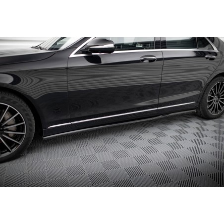 Kit carrosserie Maxton Design Mercedes-Benz Classe S W222 (2013-2017) : lame avant, bas de caisse, lame arrière, becquet