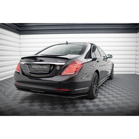 Kit carrosserie Maxton Design Mercedes-Benz Classe S W222 (2013-2017) : lame avant, bas de caisse, lame arrière, becquet