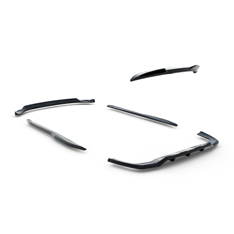 Kit carrosserie Maxton Design Mercedes-Benz GLC AMG-Line X254 (2022+) : lame avant, bas de caisse, lame arrière, becquet