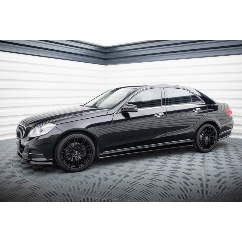 Kit carrosserie Maxton Design Mercedes-Benz Classe E Berline W212 restylée (2012-2016) : lame avant, bas de caisse, lame arrière