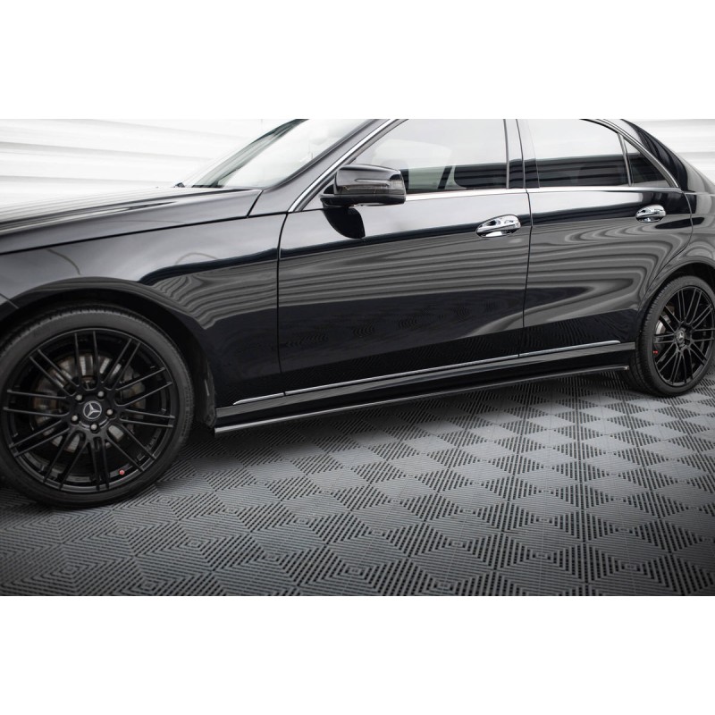 Kit carrosserie Maxton Design Mercedes-Benz Classe E Berline W212 restylée (2012-2016) : lame avant, bas de caisse, lame arrière