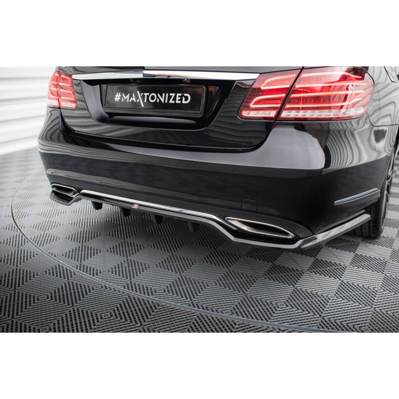 Kit carrosserie Maxton Design Mercedes-Benz Classe E Berline W212 restylée (2012-2016) : lame avant, bas de caisse, lame arrière