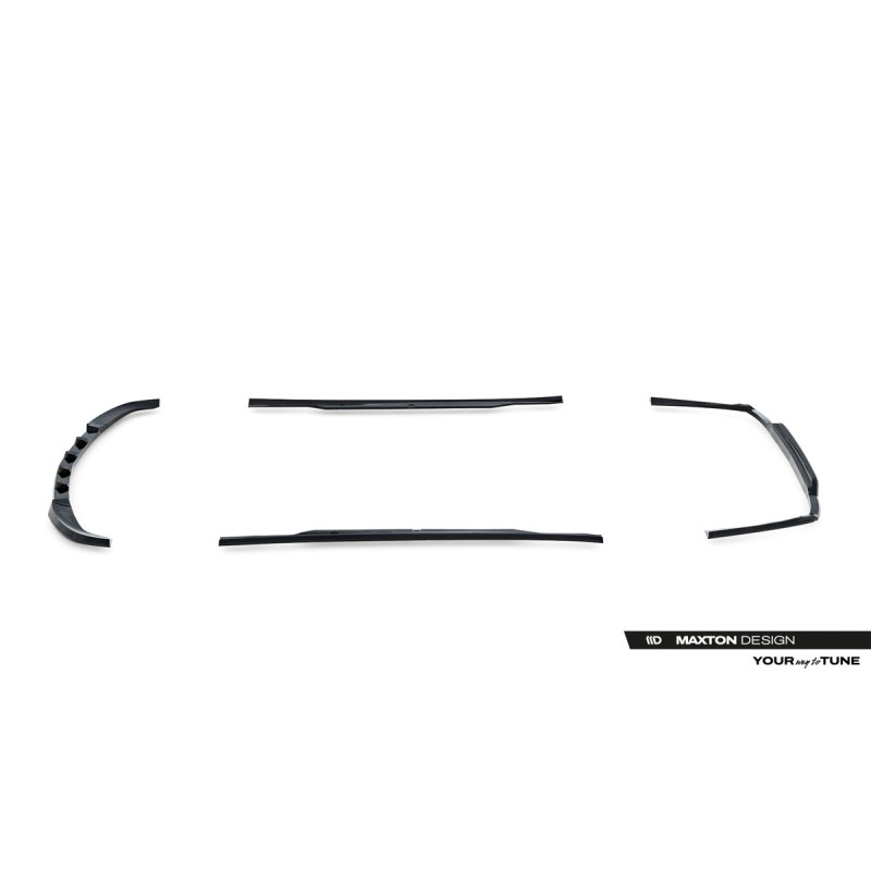 Kit carrosserie Maxton Design Mercedes-Benz Classe E Berline W212 restylée (2012-2016) : lame avant, bas de caisse, lame arrière