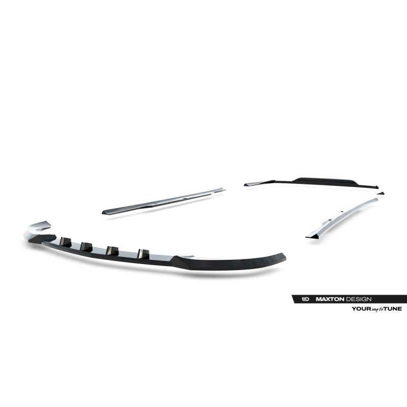 Kit carrosserie Maxton Design Mercedes-Benz Classe E Berline W212 restylée (2012-2016) : lame avant, bas de caisse, lame arrière