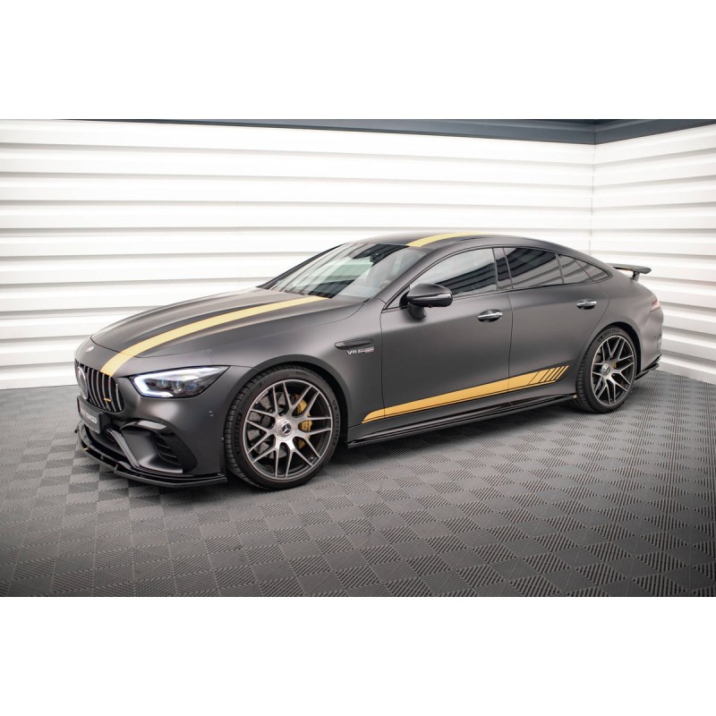 Kit carrosserie Maxton Design Mercedes-AMG GT 63S Coupé 4 portes Aero X290 (2018-2023) : lame avant, bas de caisse, lame arrière