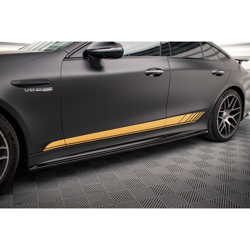 Kit carrosserie Maxton Design Mercedes-AMG GT 63S Coupé 4 portes Aero X290 (2018-2023) : lame avant, bas de caisse, lame arrière