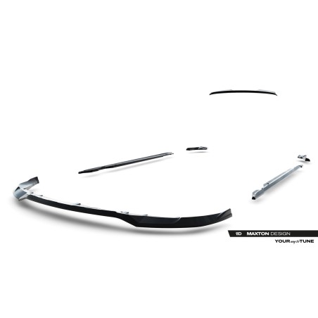 Kit carrosserie Maxton Design Porsche Taycan Cross Turismo 4S (2021-2024) : lame avant, bas de caisse, lames arrière, becquet
