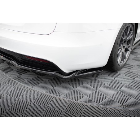 Kit carrosserie Maxton Design Tesla Model S Plaid Mk1 restylée (2021+) : lame avant, bas de caisse, lame arrière, becquet