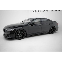 Kit carrosserie Maxton Design Audi S8 D5 (2019-2021) : lame avant, bas de caisse, diffuseur arrière, lames arrière, becquet