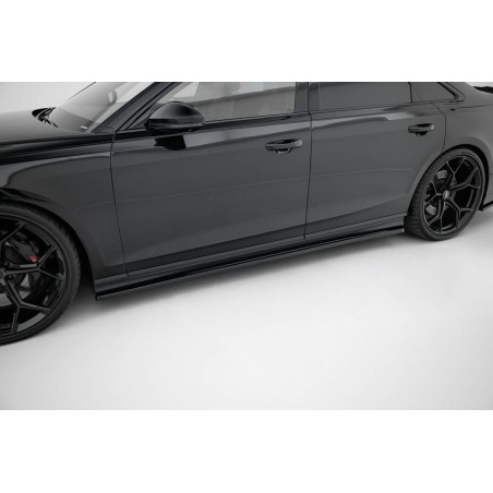 Kit carrosserie Maxton Design Audi S8 D5 (2019-2021) : lame avant, bas de caisse, diffuseur arrière, lames arrière, becquet