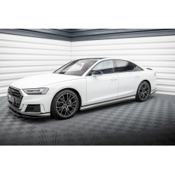 Kit carrosserie Maxton Design Audi A8 S-Line D5 (2017-2021) : lame avant, bas de caisse, lames arrière, becquet