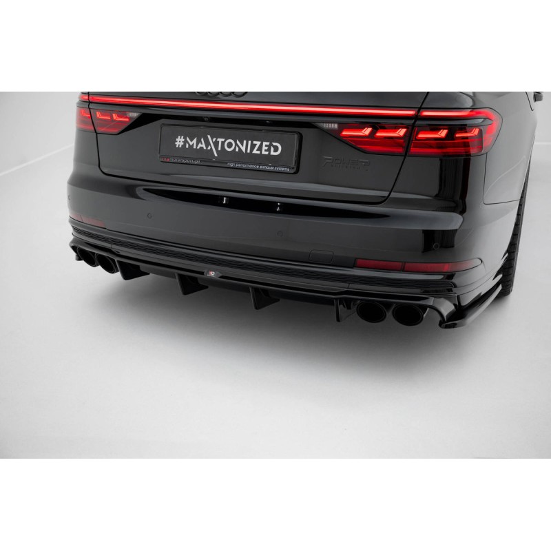 Kit carrosserie Maxton Design Audi S8 D5 (2019-2021) : lame avant, bas de caisse, diffuseur arrière, lames arrière, becquet
