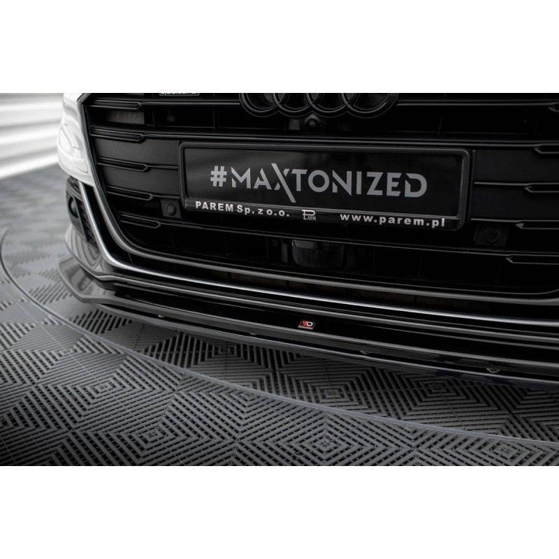 Kit carrosserie Maxton Design Audi A8 S-Line D5 (2017-2021) : lame avant, bas de caisse, lames arrière, becquet