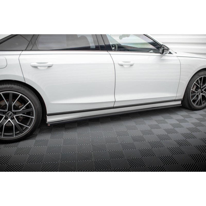 Kit carrosserie Maxton Design Audi A8 S-Line D5 (2017-2021) : lame avant, bas de caisse, lames arrière, becquet