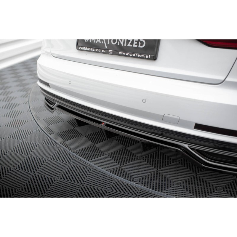 Kit carrosserie Maxton Design Audi A8 S-Line D5 (2017-2021) : lame avant, bas de caisse, lames arrière, becquet
