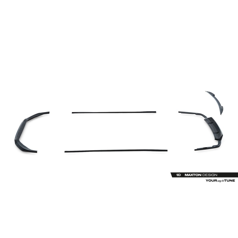 Kit carrosserie Maxton Design Audi S8 D5 (2019-2021) : lame avant, bas de caisse, diffuseur arrière, lames arrière, becquet