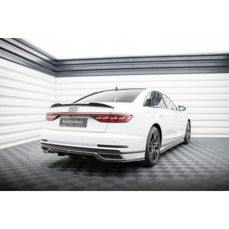 Kit carrosserie Maxton Design Audi A8 S-Line D5 (2017-2021) : lame avant, bas de caisse, lames arrière, becquet
