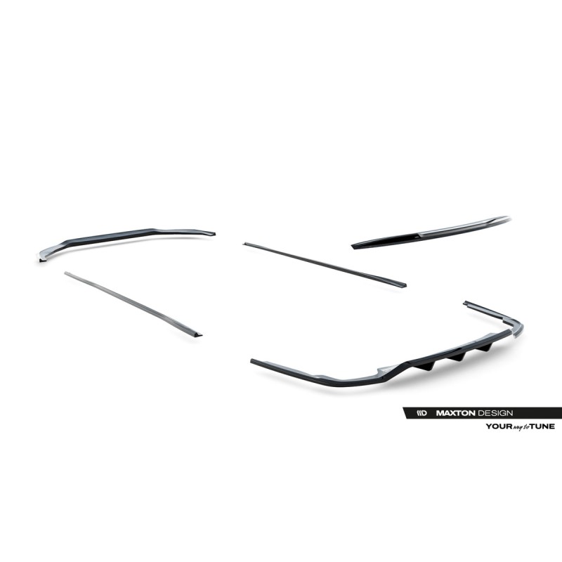 Kit carrosserie Maxton Design Audi S8 D5 (2019-2021) : lame avant, bas de caisse, diffuseur arrière, lames arrière, becquet
