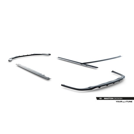 Kit carrosserie Maxton Design Audi A8 long D4 restylée (2013-2017) : lame avant, bas de caisse, lames arrière, becquet