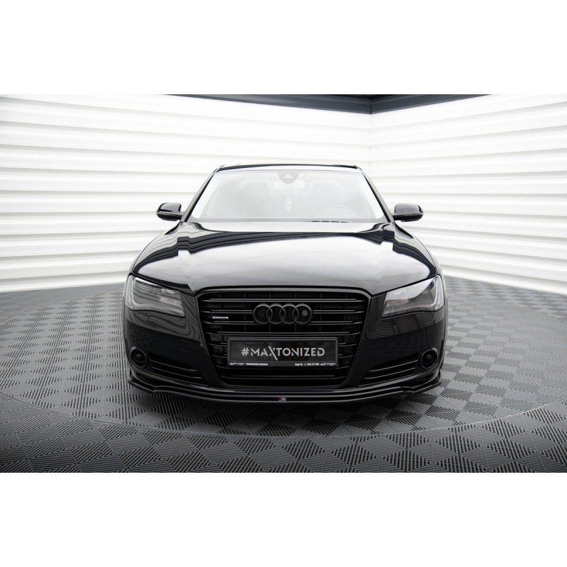 Kit carrosserie Maxton Design Audi A8 D4 (2009-2013) : lame avant, bas de caisse, lames arrière, becquet