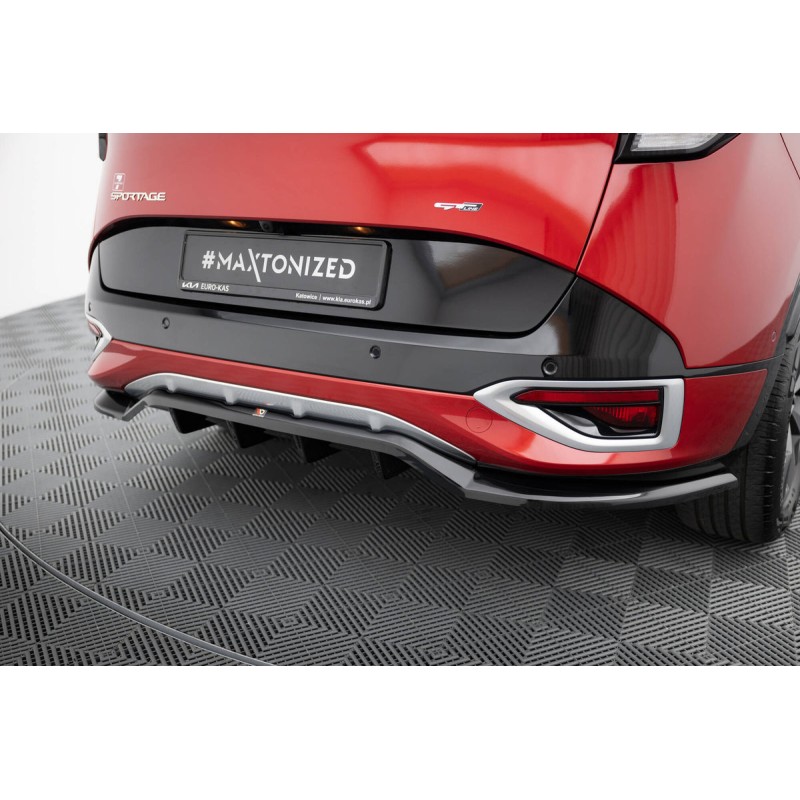 Kit carrosserie Maxton Design Kia Sportage GT-Line Mk5 (2021-2025) : lame avant, bas de caisse, lame arrière, becquet