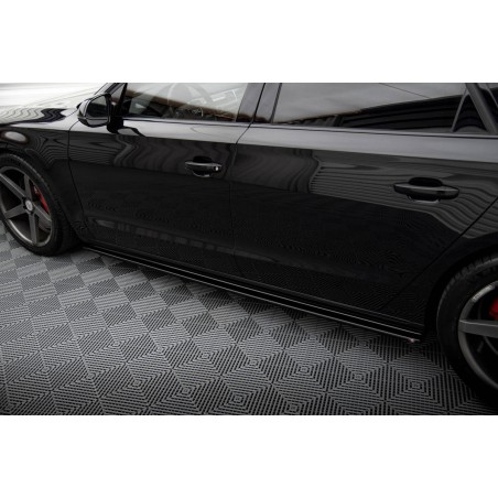 Kit carrosserie Maxton Design Audi A8 D4 (2009-2013) : lame avant, bas de caisse, lames arrière, becquet