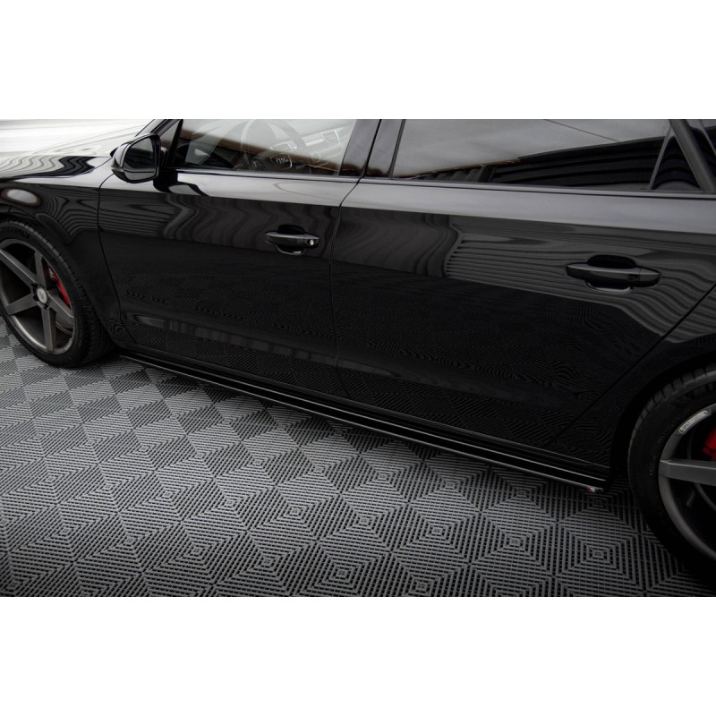 Kit carrosserie Maxton Design Audi A8 D4 (2009-2013) : lame avant, bas de caisse, lames arrière, becquet